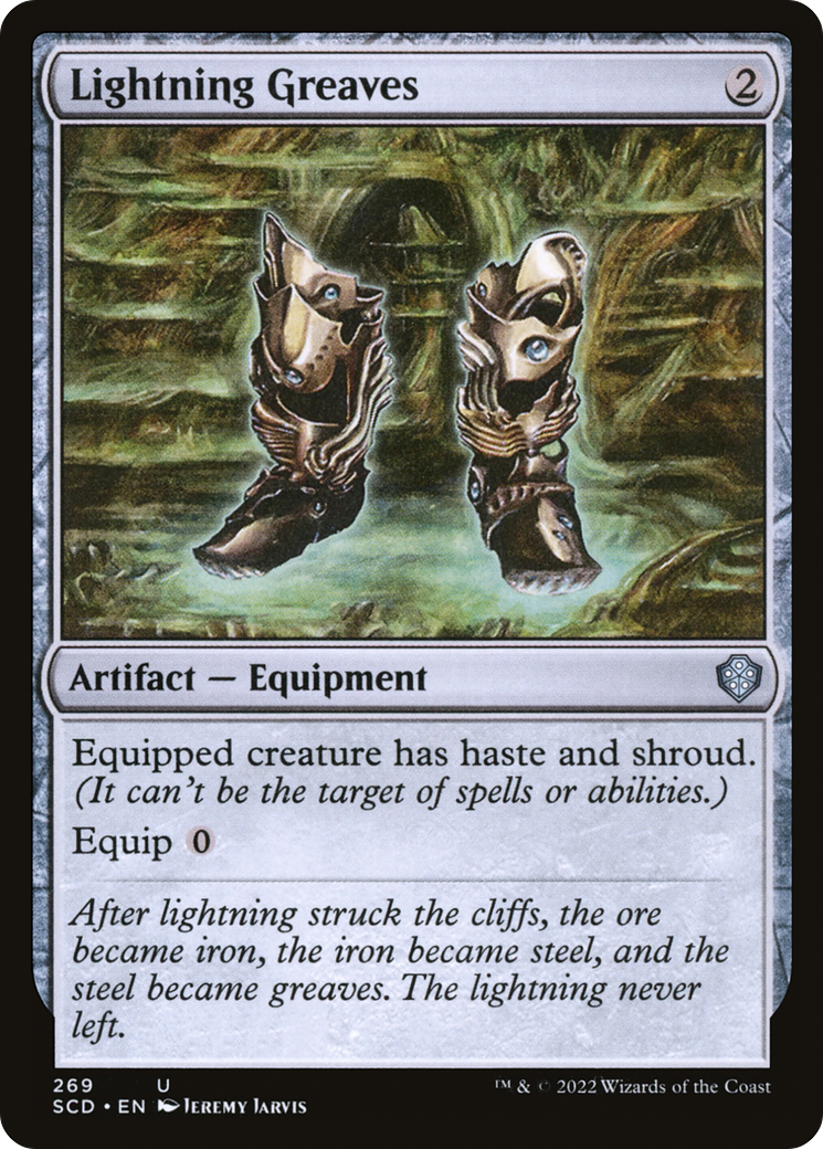Lightning Greaves (SCD-269) [Starter Commander Decks] MTG Single Wizards of the Coast