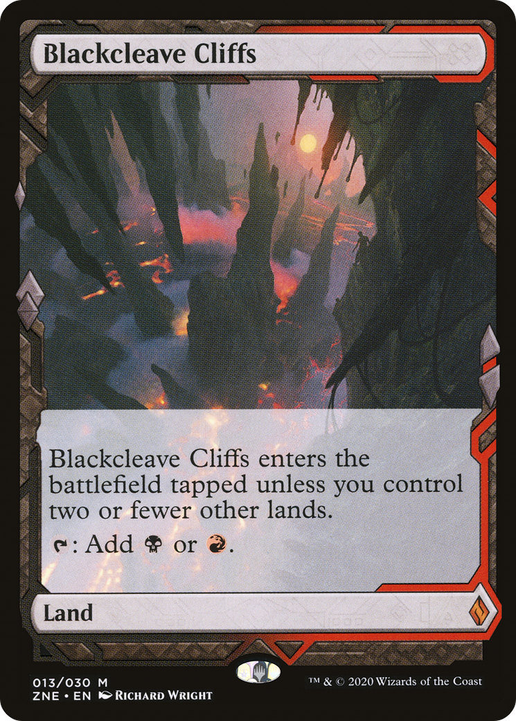 Blackcleave Cliffs (ZNE-013) [Zendikar Rising Expeditions] MTG Single Wizards of the Coast