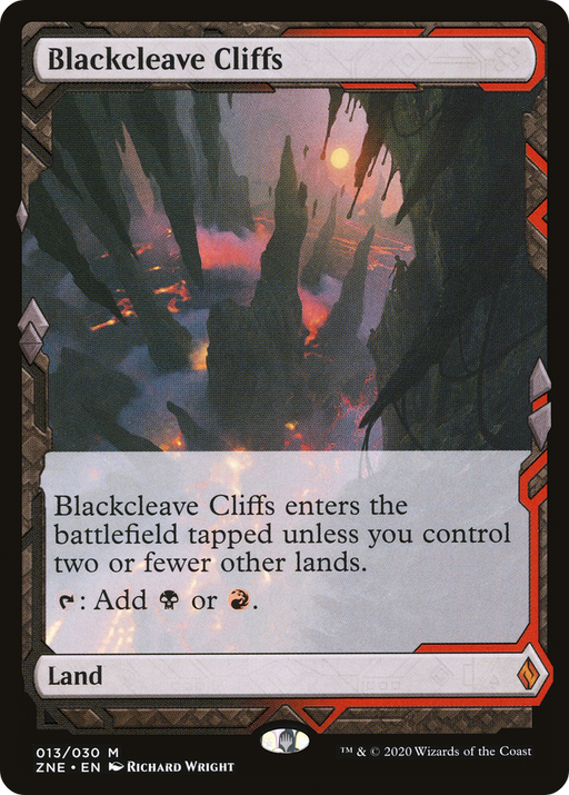 Blackcleave Cliffs (ZNE-013) [Zendikar Rising Expeditions] MTG Single Wizards of the Coast