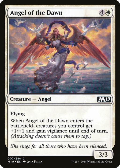 Angel of the Dawn (M19-007) [Core Set 2019] MTG Single Wizards of the Coast