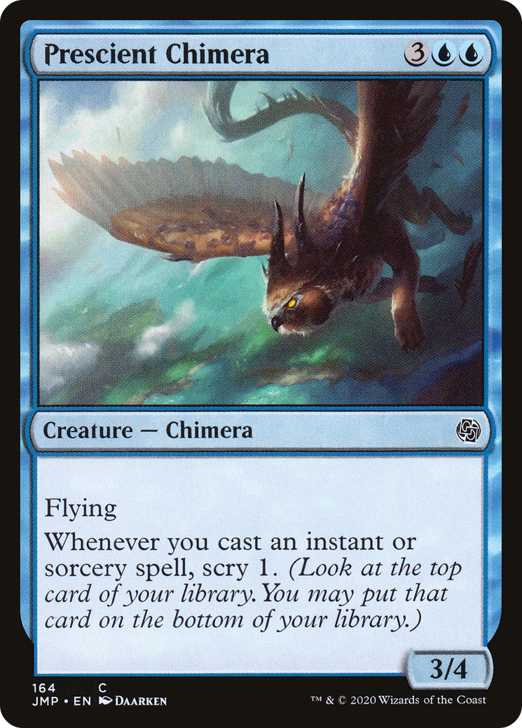 Prescient Chimera (JMP-164) [Jumpstart] MTG Single Wizards of the Coast