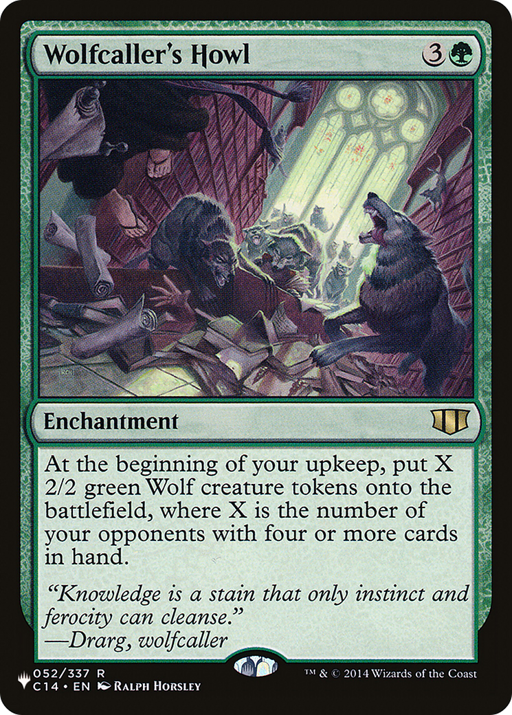 Wolfcaller's Howl (LIST-052/337) [Mystery Booster] The List MTG Single Wizards of the Coast