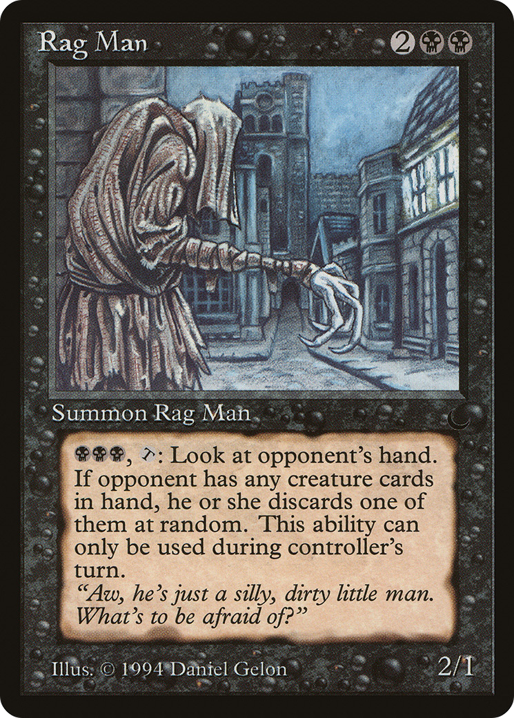 Rag Man (DRK-051) [Oldschool] The Dark MTG Single Wizards of the Coast