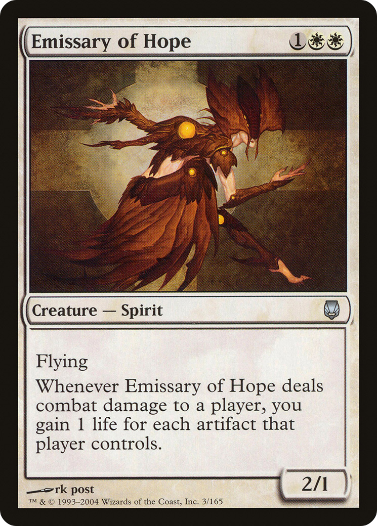 Emissary of Hope (DST-003) [Darksteel] MTG Single Wizards of the Coast