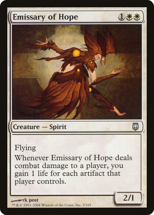 Emissary of Hope (DST-003) [Darksteel] MTG Single Wizards of the Coast