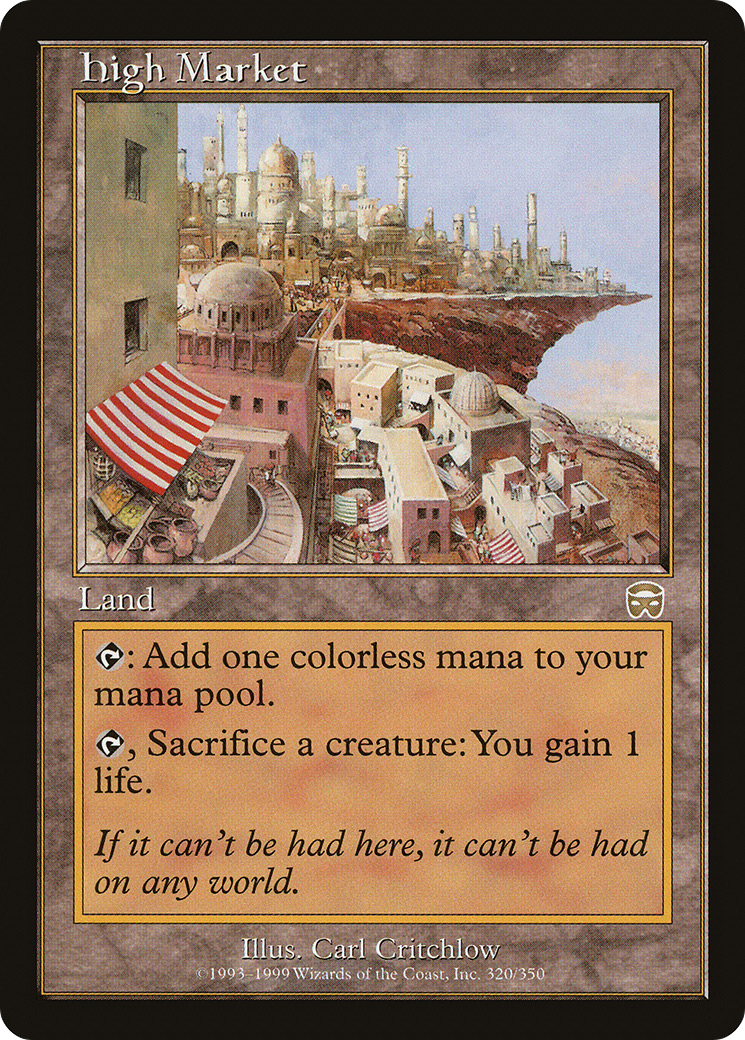 High Market (MMQ-320) [Mercadian Masques] MTG Single Wizards of the Coast