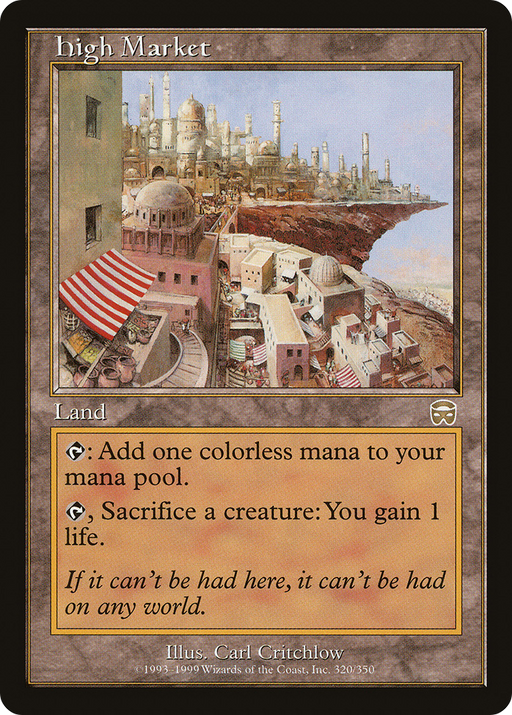 High Market (MMQ-320) [Mercadian Masques] MTG Single Wizards of the Coast
