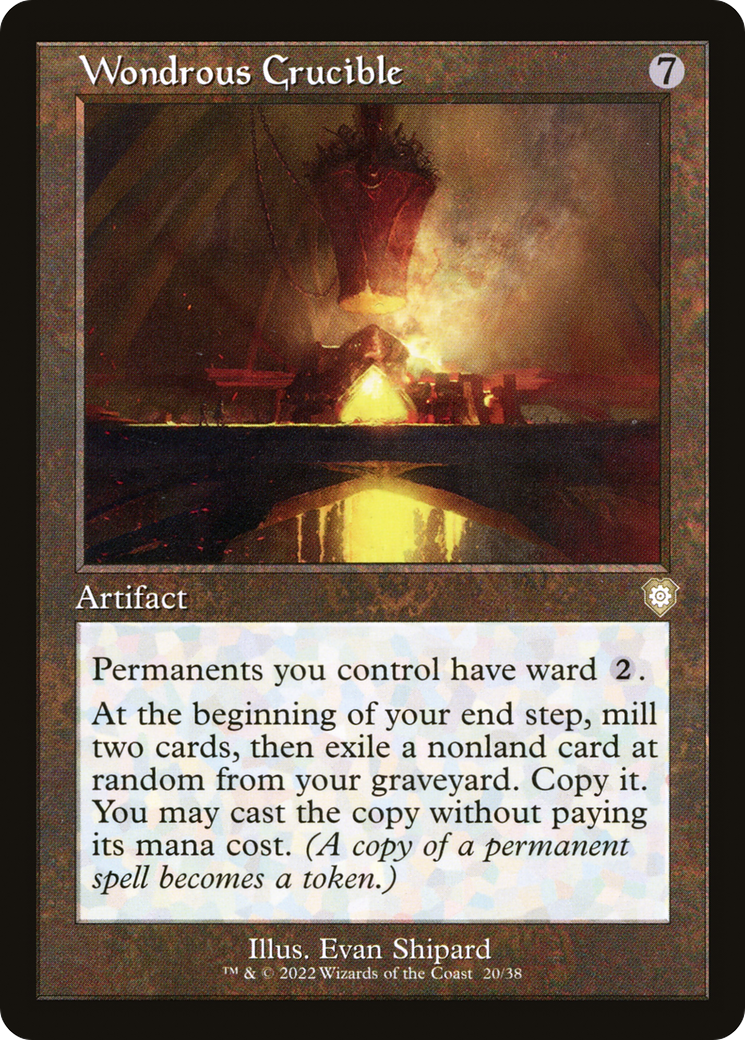 Wondrous Crucible (BRC-020) [The Brothers' War Commander] MTG Single Wizards of the Coast