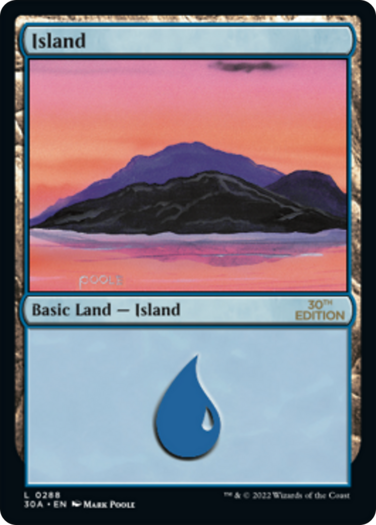 Island (30A-288) [30th Anniversary Edition] MTG Single Wizards of the Coast