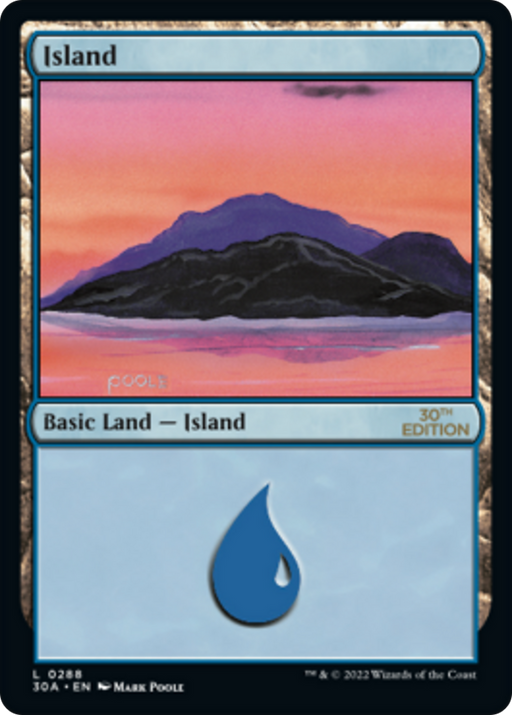 Island (30A-288) [30th Anniversary Edition] MTG Single Wizards of the Coast