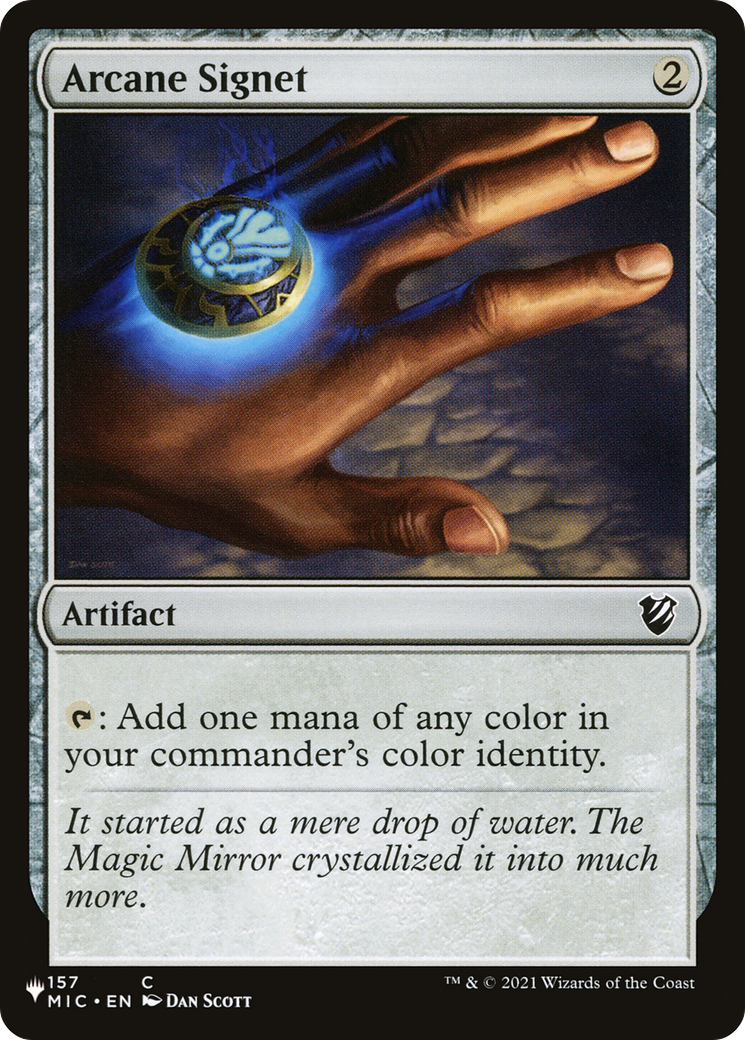 Arcane Signet (LIST-MIC-157) [Mystery Booster] The List MTG Single Wizards of the Coast