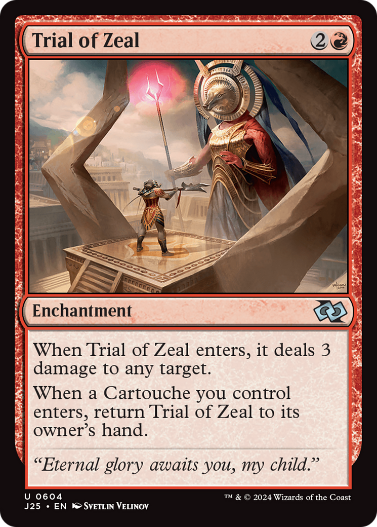 Trial of Zeal (J25-604) [Foundations Jumpstart] MTG Single Wizards of the Coast