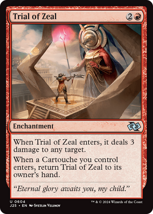 Trial of Zeal (J25-604) [Foundations Jumpstart] MTG Single Wizards of the Coast