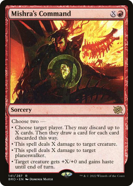 Mishra's Command (BRO-141) [The Brothers' War] Foil MTG Single Wizards of the Coast