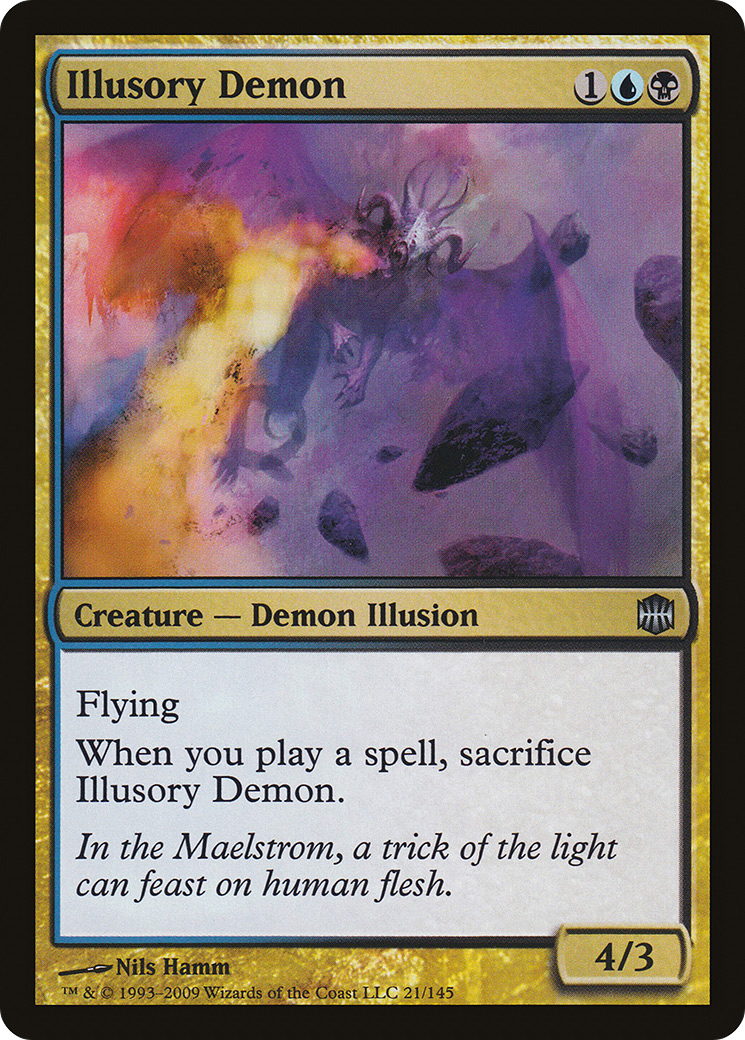 Illusory Demon (ARB-021) [Alara Reborn] MTG Single Wizards of the Coast