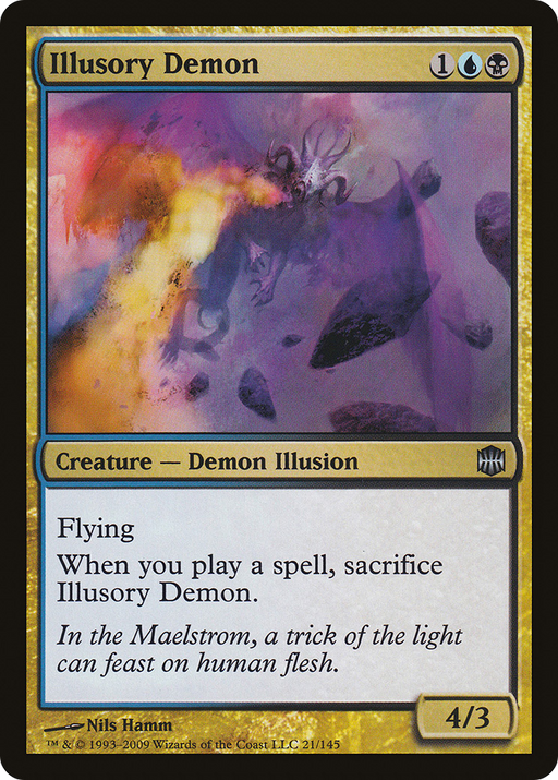 Illusory Demon (ARB-021) [Alara Reborn] MTG Single Wizards of the Coast