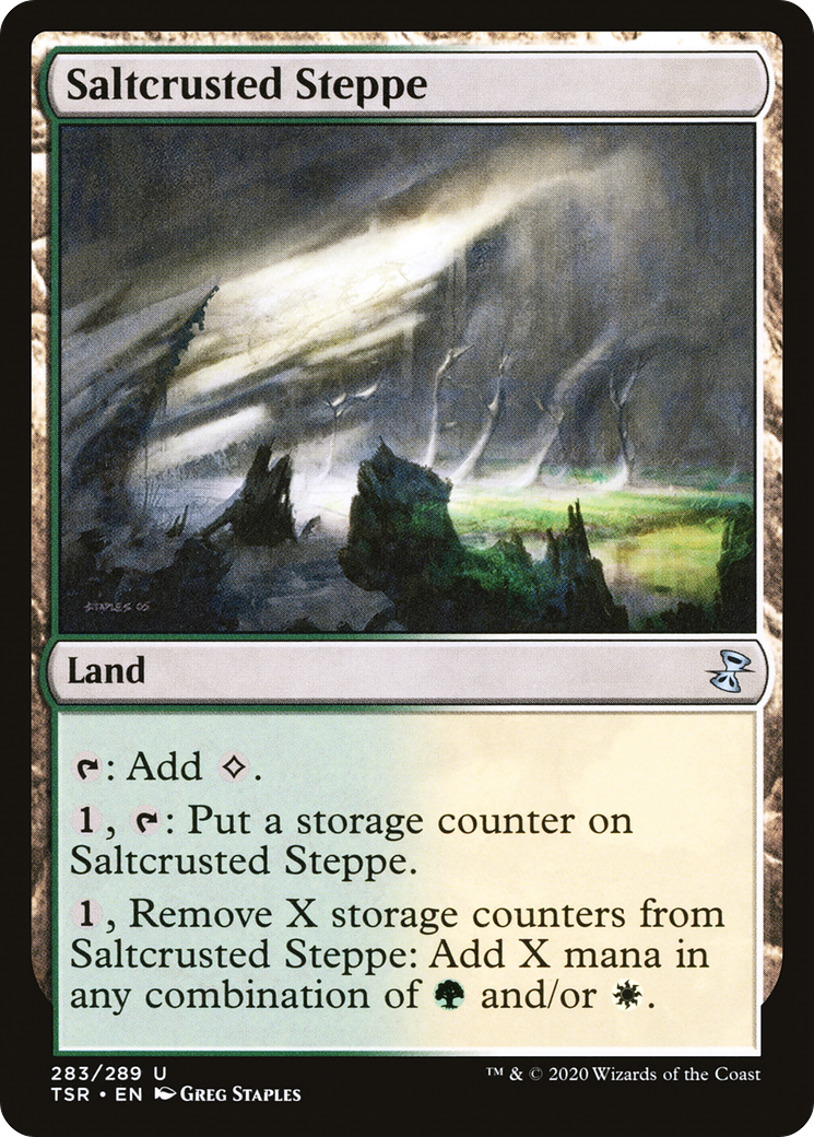 Saltcrusted Steppe (TSR-283) [Time Spiral Remastered] Foil MTG Single Wizards of the Coast