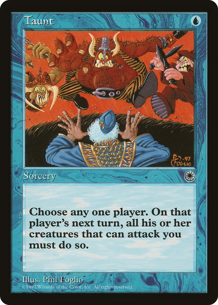 Taunt (POR-071) [Misc] Portal MTG Single Wizards of the Coast