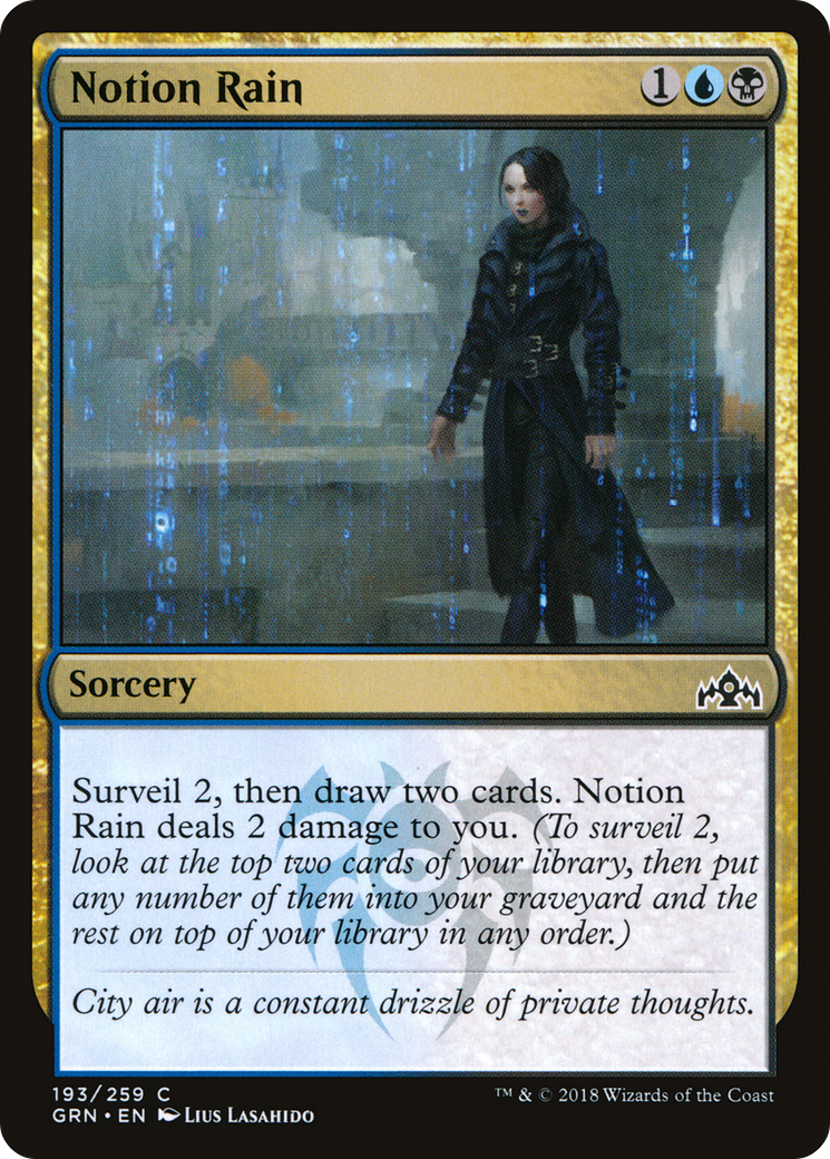 Notion Rain (GRN-193) [Guilds of Ravnica] Foil MTG Single Wizards of the Coast