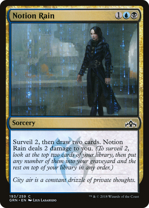 Notion Rain (GRN-193) [Guilds of Ravnica] Foil MTG Single Wizards of the Coast
