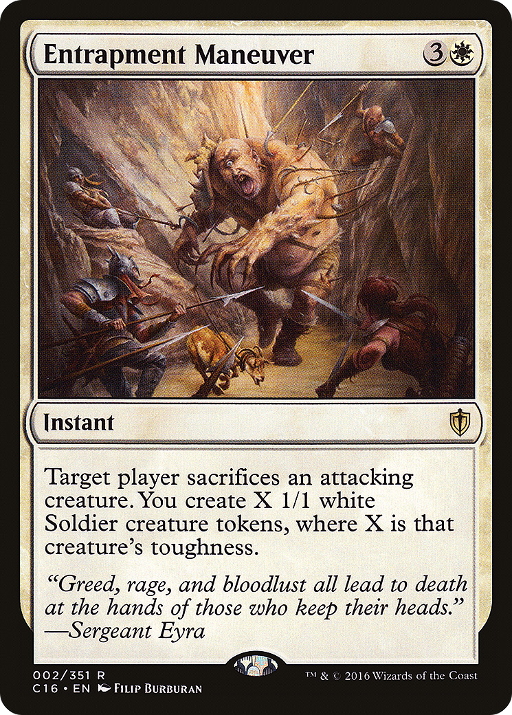 Entrapment Maneuver (C16-002) [Commander 2016] MTG Single Wizards of the Coast