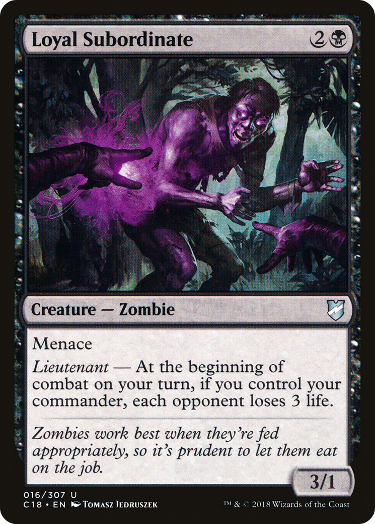 Loyal Subordinate (C18-016) [Commander 2018] MTG Single Wizards of the Coast