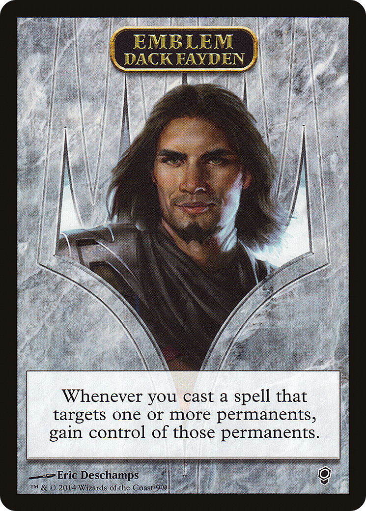 Emblem - Dack Fayden (CNS-009) [Tokens] Conspiracy Tokens MTG Single Wizards of the Coast