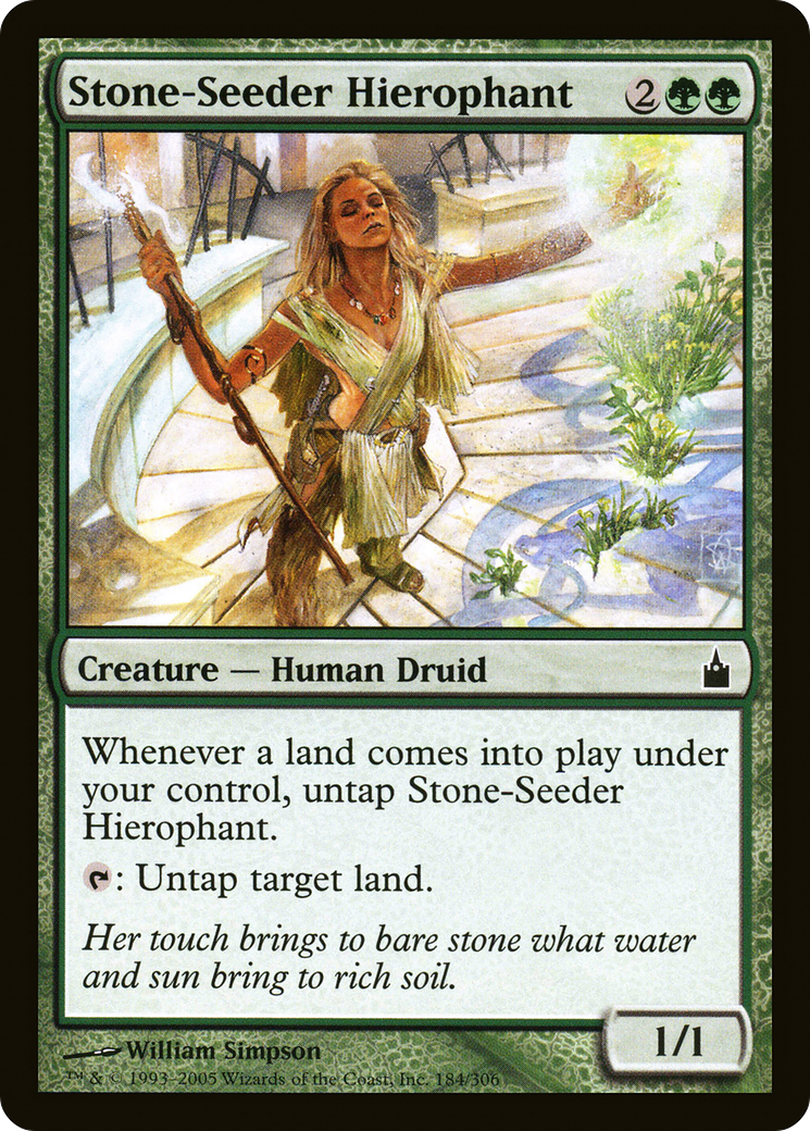 Stone-Seeder Hierophant (RAV-184) [Ravnica: City of Guilds] Foil MTG Single Wizards of the Coast