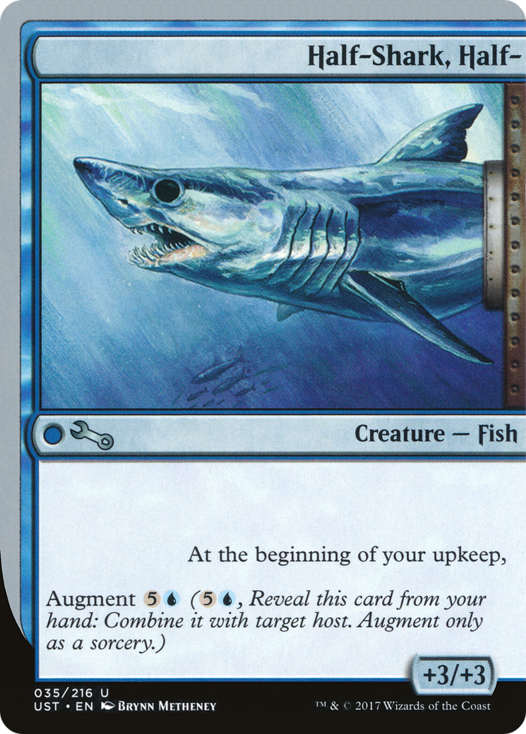 Half-Shark, Half- (UST-035) [Unstable] Foil MTG Single Wizards of the Coast