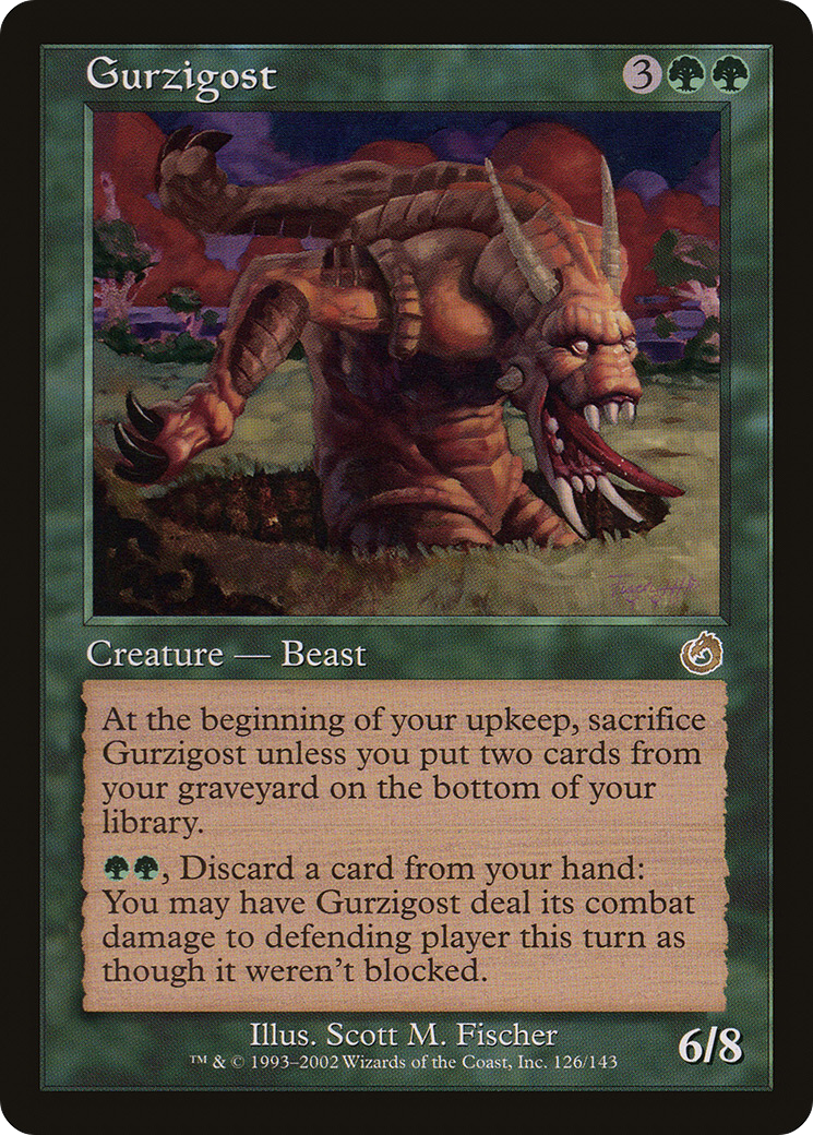 Gurzigost (TOR-126) [Torment] Foil MTG Single Wizards of the Coast