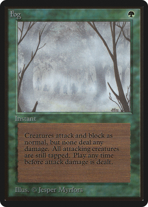 Fog (LEB-194) [Oldschool] Limited Edition Beta MTG Single Wizards of the Coast