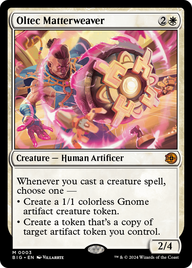 Oltec Matterweaver (BIG-003) [The Big Score] MTG Single Wizards of the Coast