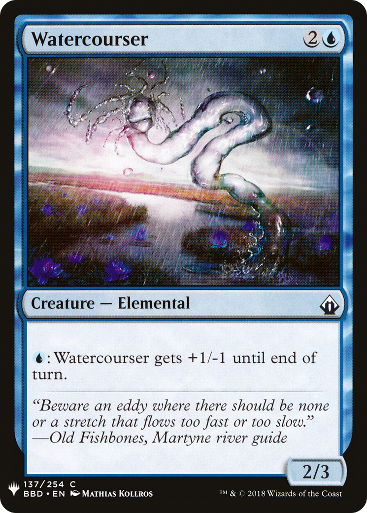 Watercourser (LIST-BBD-137) [Mystery Booster] The List MTG Single Wizards of the Coast