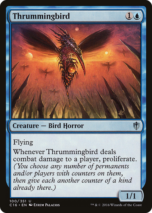 Thrummingbird (C16-100) [Commander 2016] MTG Single Wizards of the Coast