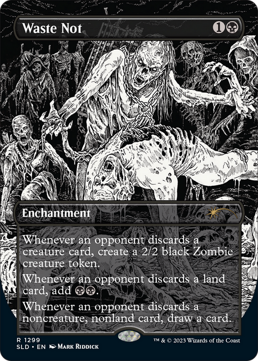 Waste Not (SLD-1299) [Secret Lair] Drop (Borderless) MTG Single Wizards of the Coast