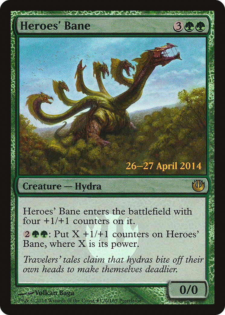 Heroes' Bane (PRE-126★) [Journey into Nyx Promos] Foil MTG Single Wizards of the Coast