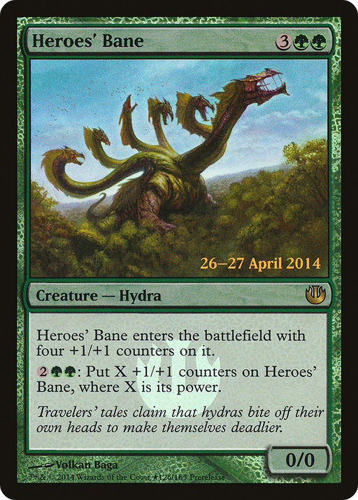 Heroes' Bane (PRE-126★) [Journey into Nyx Promos] Foil MTG Single Wizards of the Coast