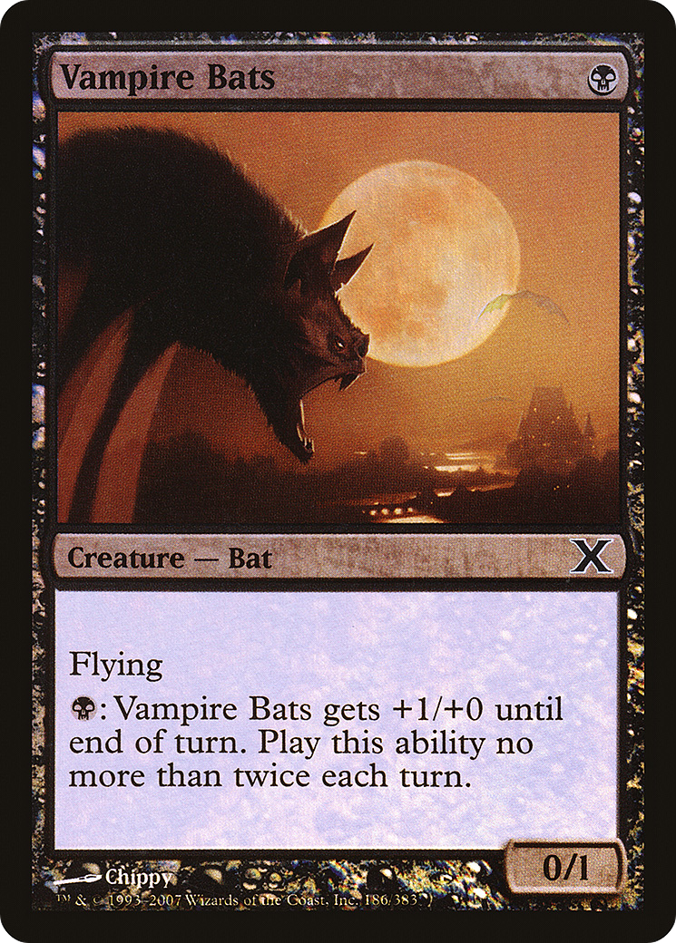 Vampire Bats (10E-186★) [Tenth Edition] Foil MTG Single Wizards of the Coast