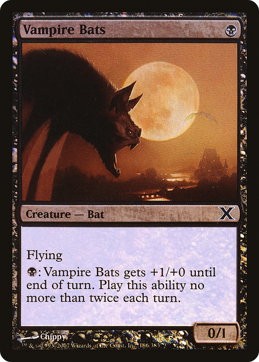 Vampire Bats (10E-186★) [Tenth Edition] Foil MTG Single Wizards of the Coast