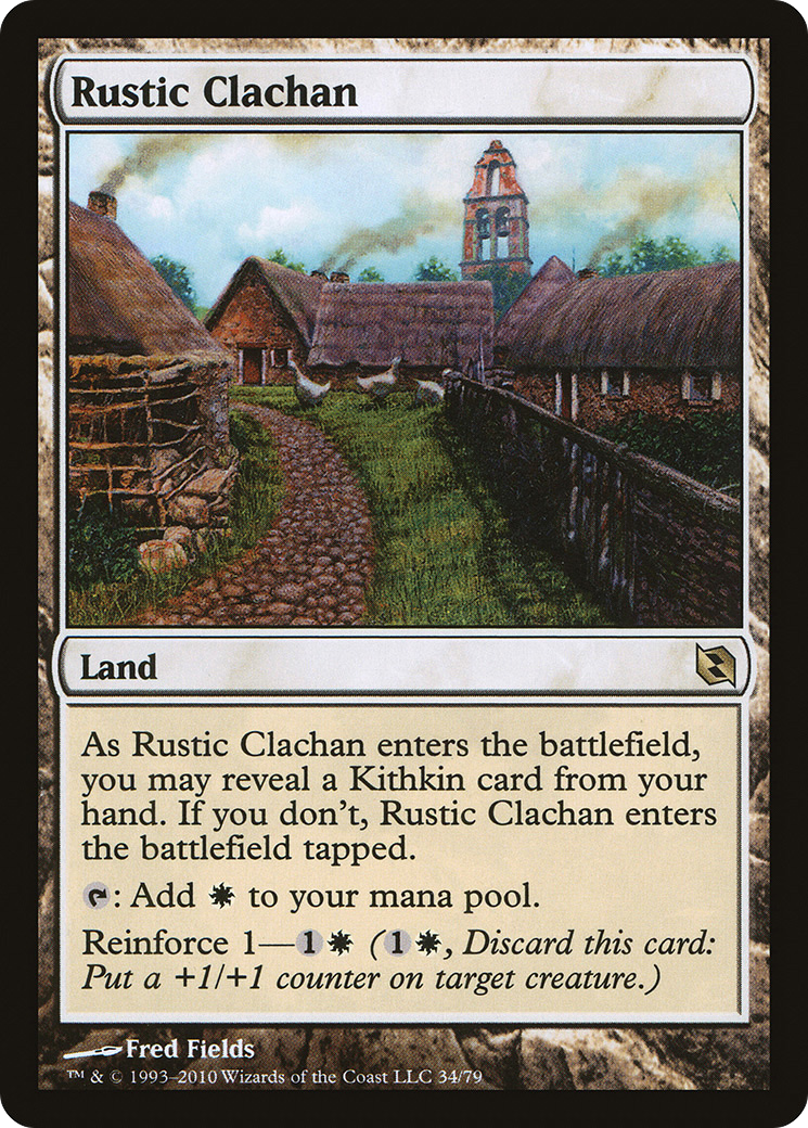 Rustic Clachan (DDF-034) [Misc] Duel Decks: Elspeth vs. Tezzeret MTG Single Wizards of the Coast