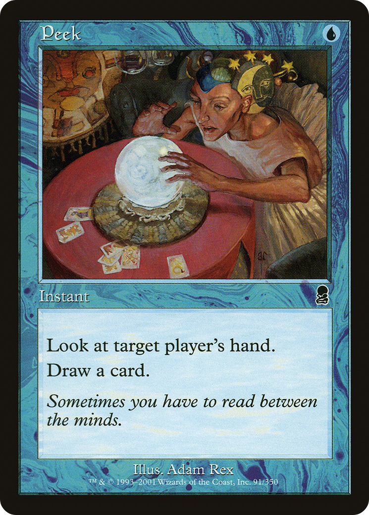 Peek (ODY-091) [Odyssey] Foil MTG Single Wizards of the Coast