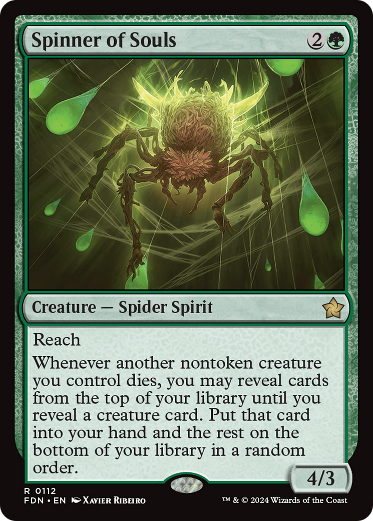 Spinner of Souls (FDN-112) [Foundations] Foil MTG Single Wizards of the Coast