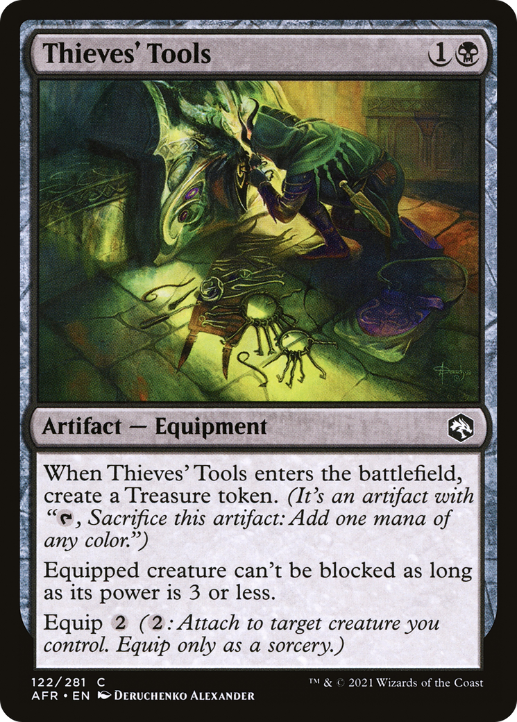 Thieves' Tools (AFR-122) [Adventures in the Forgotten Realms] MTG Single Wizards of the Coast