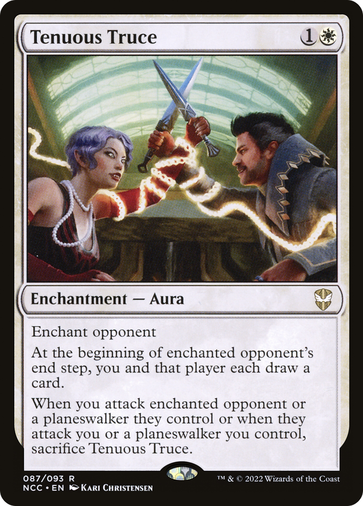 Tenuous Truce (NCC-087) [New Capenna Commander] MTG Single Wizards of the Coast