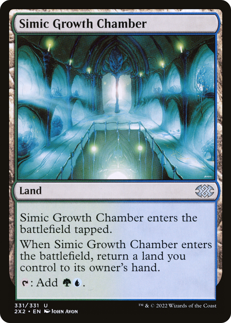 Simic Growth Chamber (2X2-331) [Double Masters 2022] Foil MTG Single Wizards of the Coast