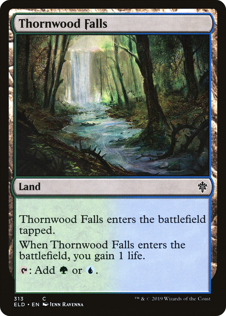 Thornwood Falls (ELD-313) [Throne of Eldraine] MTG Single Wizards of the Coast