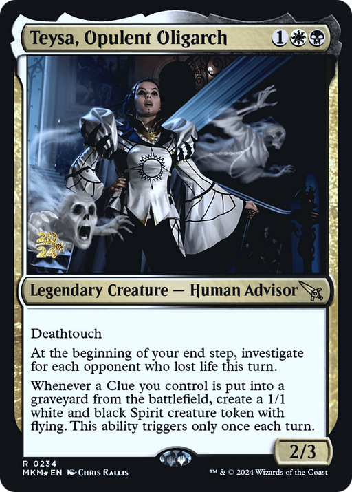 Teysa, Opulent Oligarch (PRE-234) [Murders at Karlov Manor Promos] Foil MTG Single Wizards of the Coast