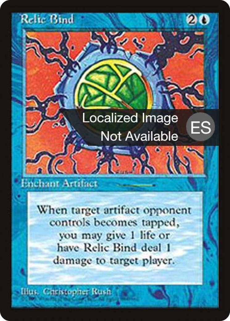 Relic Bind (4BB-097) [Fourth Edition Foreign Black Border] MTG Single Wizards of the Coast