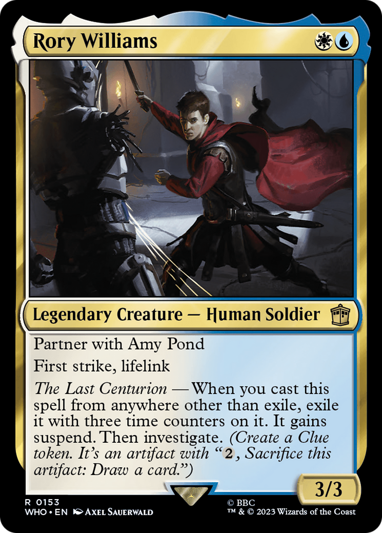 Rory Williams (WHO-153) [Doctor Who] Foil MTG Single Wizards of the Coast