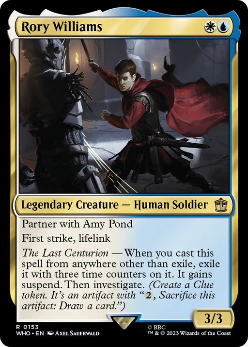 Rory Williams (WHO-153) [Doctor Who] Foil MTG Single Wizards of the Coast